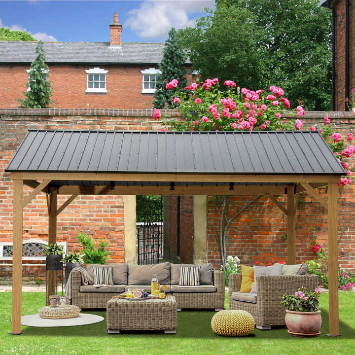 Outdoor Furniture Gazebo - ！@Outdoor Aluminum Frame Gazebo Galvanized Steel
